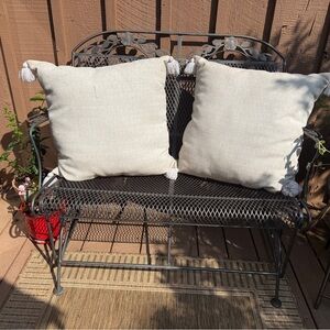 Target Outdoor Cream Accent Pillows